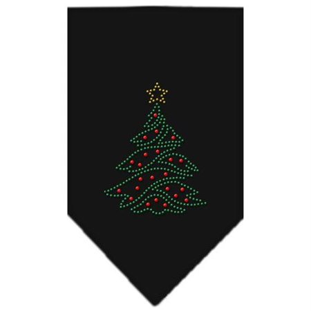 UNCONDITIONAL LOVE Christmas Tree Rhinestone Bandana Black Small UN852140